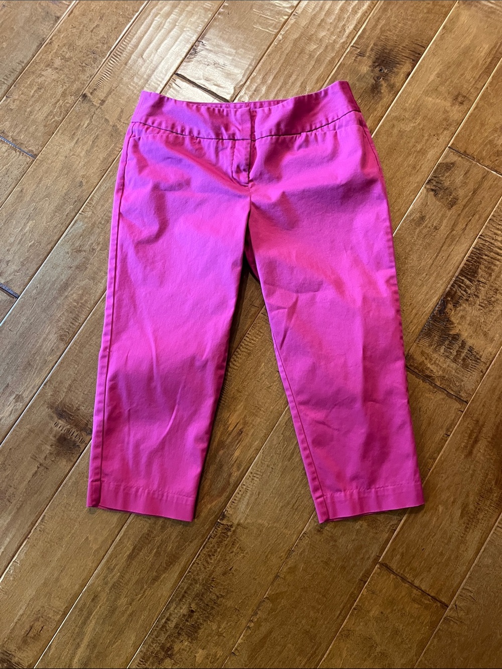 Worthington Modern Fit Cropped Hot Pink pants size 8